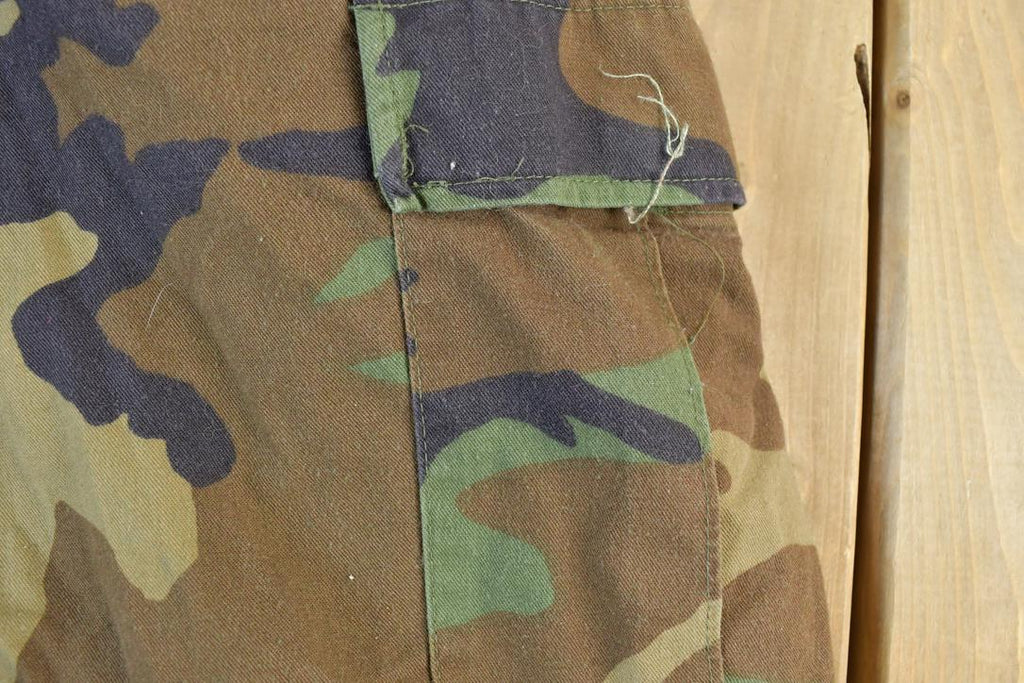 Vintage 1990s Army Camouflage Cargo Pants Size Large