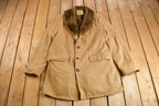 Vintage 1980s Lakeland Sportswear Shearling Long Coat