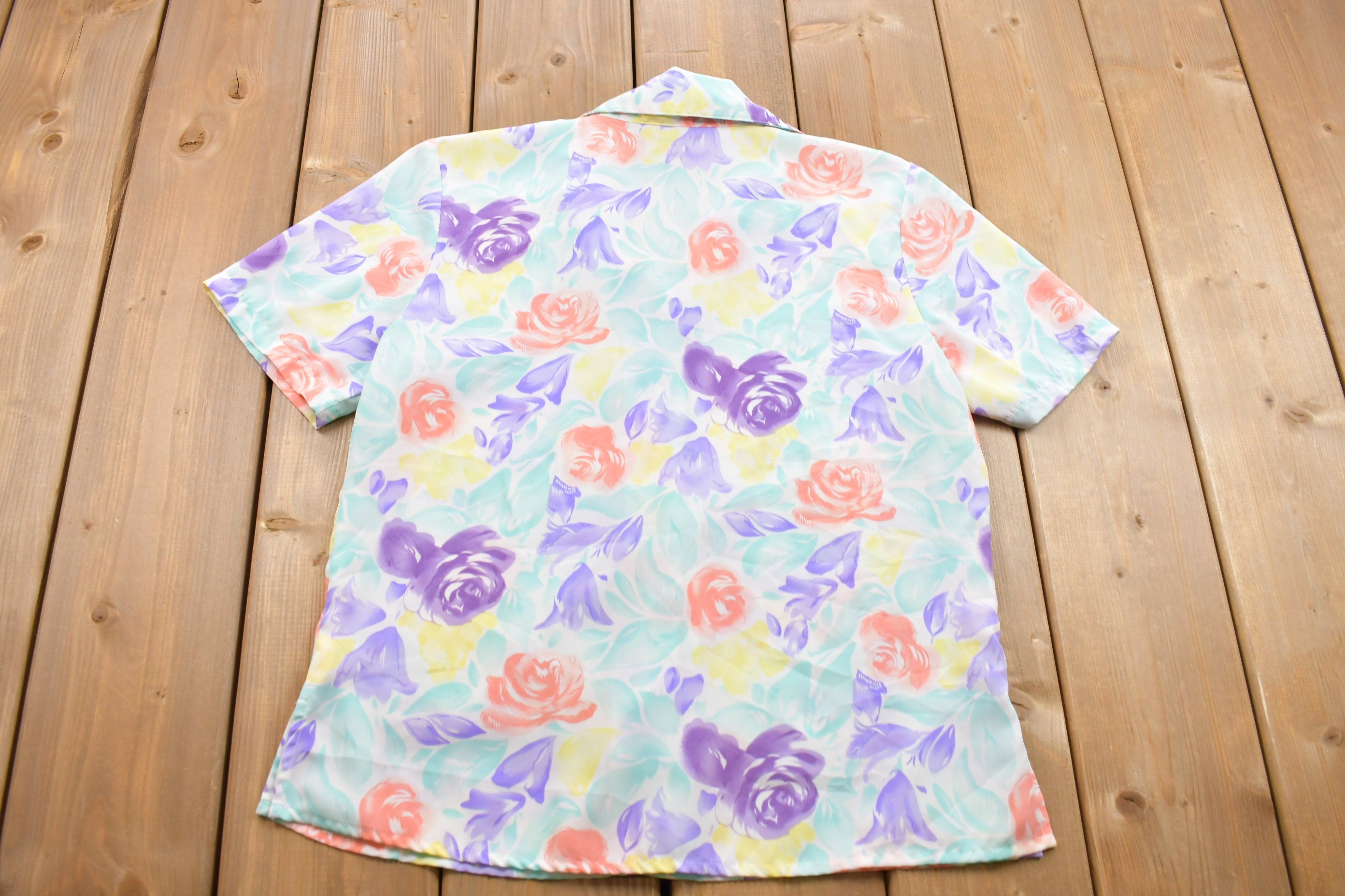 Vintage 1990s Notations Button Up Shirt
