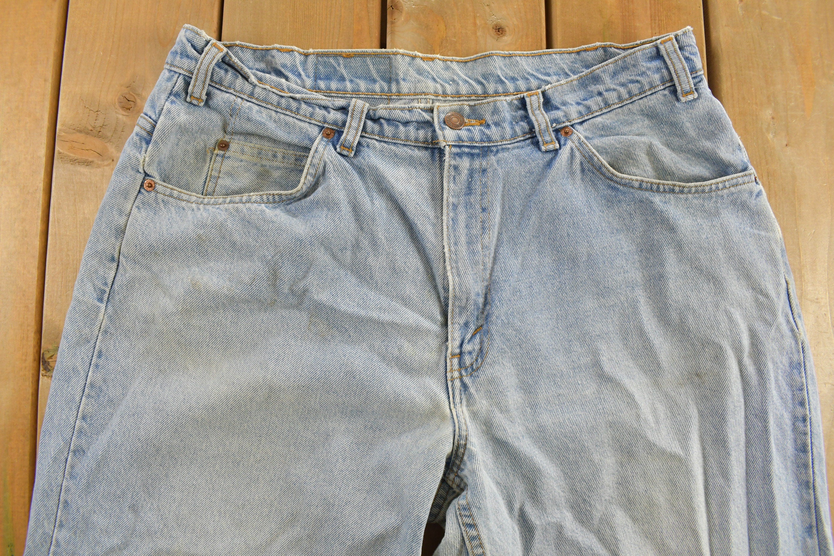 Vintage 1990s Levi's Orange Tab Denim Jeans Size 36 x 30