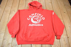 Vintage 1990s Canfield Athletics Russell Athletics Graphic Hoodie Made In USA XL