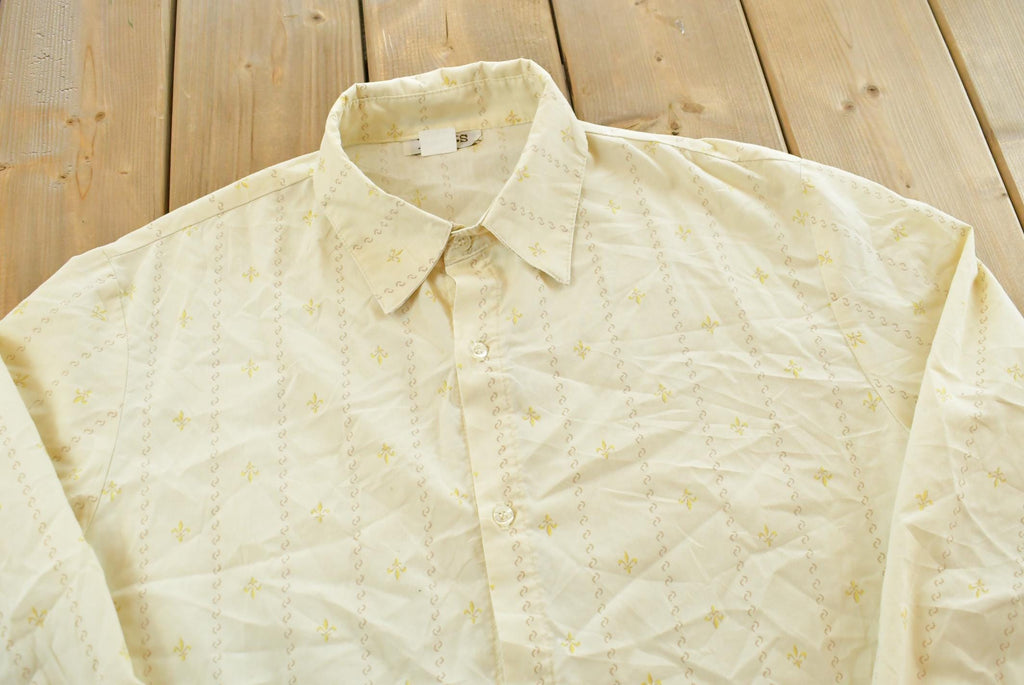 Vintage 1980s Parts Button Up Shirt Mens M