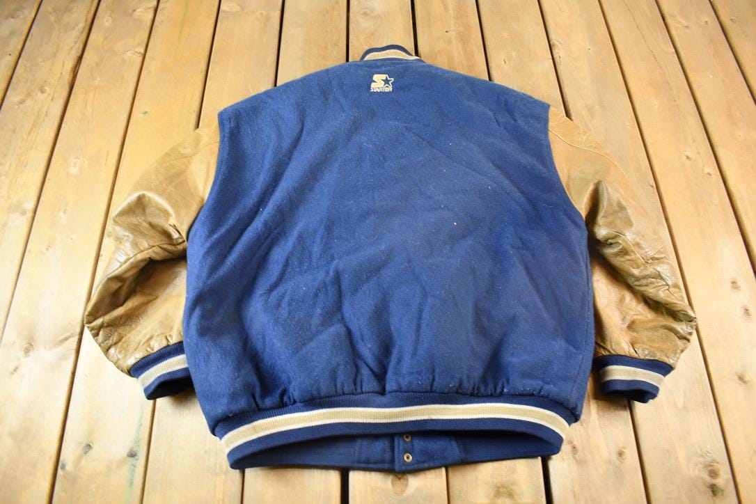 Vintage 1990s University of Notre Dame Collegiate Varsity Jacket