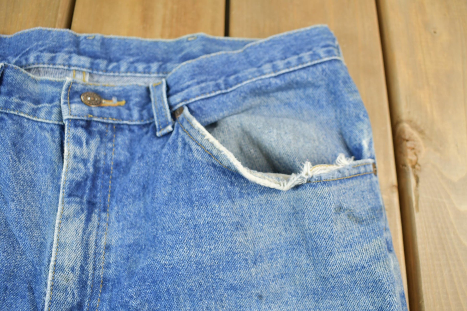 Vintage 1980s Lee Denim Rider Jeans Size 12R