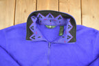 Vintage 1990s Hunt Club Zip Up Fleece Sweater