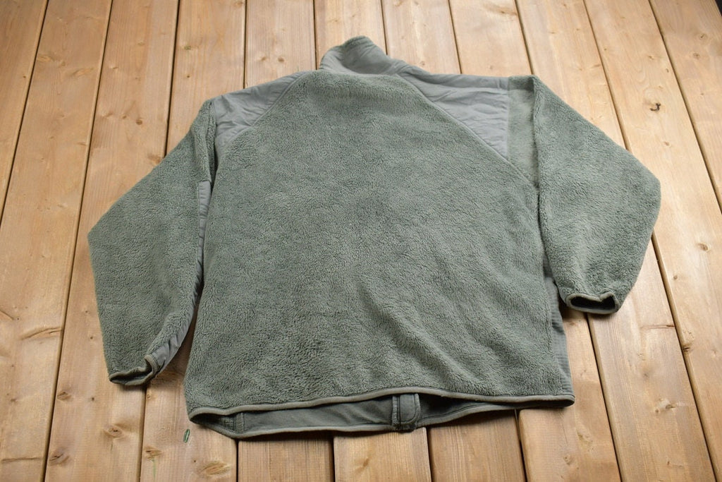 Vintage 1990s Cold Weather Fleece Zip Up Sweater