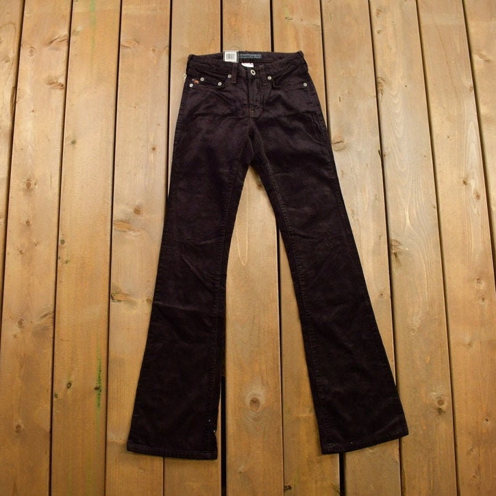 Vintage Maroon Parasuco Deadstock 1990s Pants Size 24x30