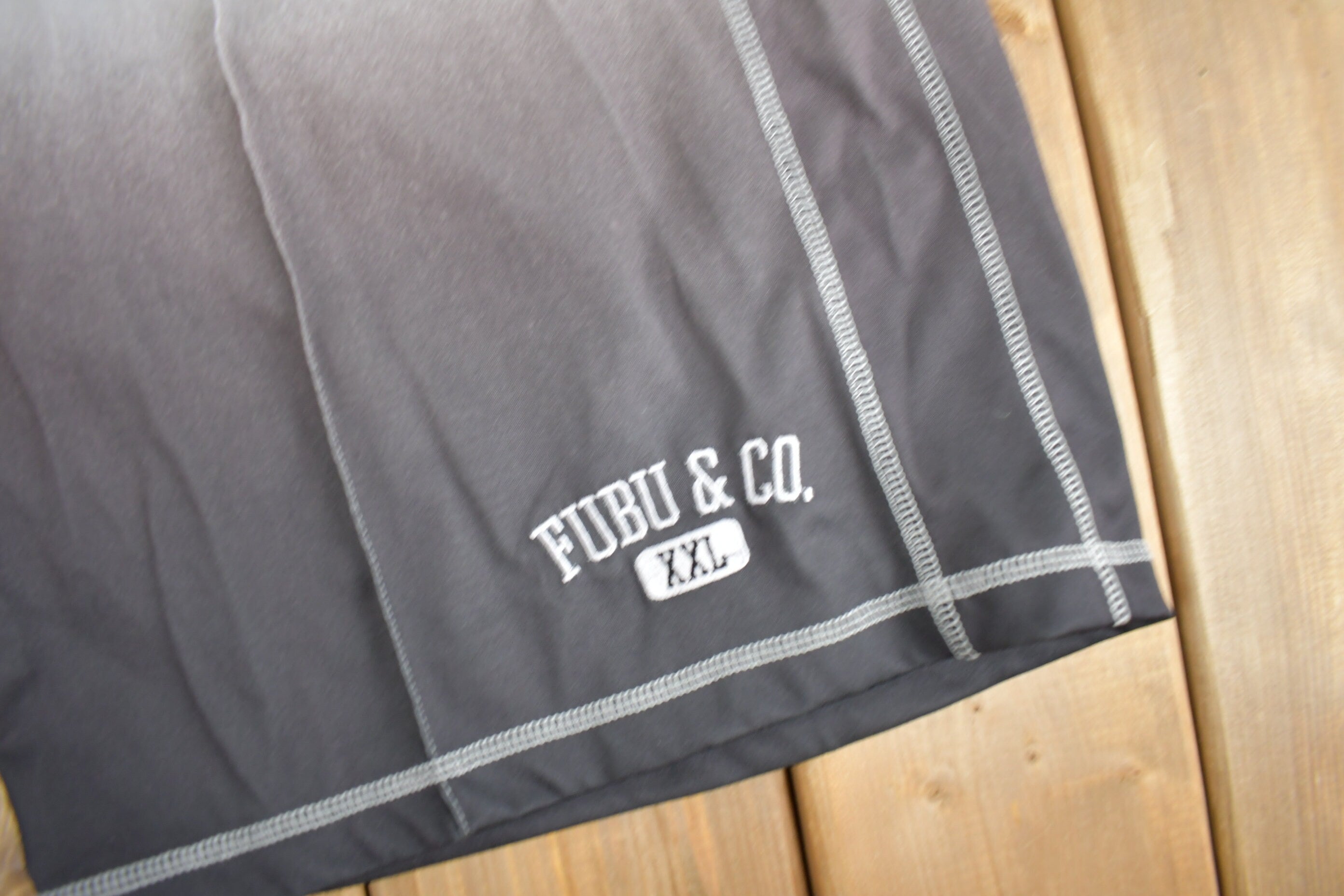 Vintage 1990s Fubu & Co Multi Color Baggy Shorts Size XXL