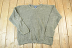 Vintage 1990s Cherokee Knit Abstract Pattern Crewneck Sweater Made In