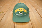 Vintage 1990s Green Bay Packers NFL Snap Back Hat