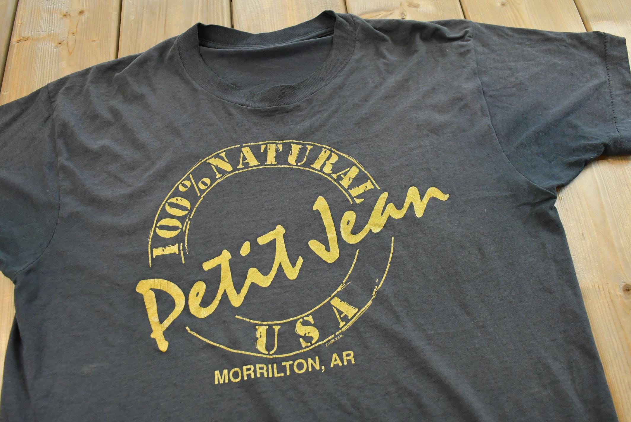 Vintage 1989 Petit Jean Morrilton Arkansas T-Shirt Mens L