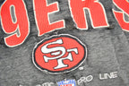 Vintage 1990s San Francisco 49ers NFL Logo Athletic Crewneck Sweatshirt