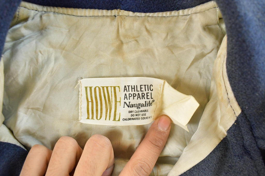 Vintage 1970s Lions Tail Collegiate Wool Leather Varsity Jacket Men's XS