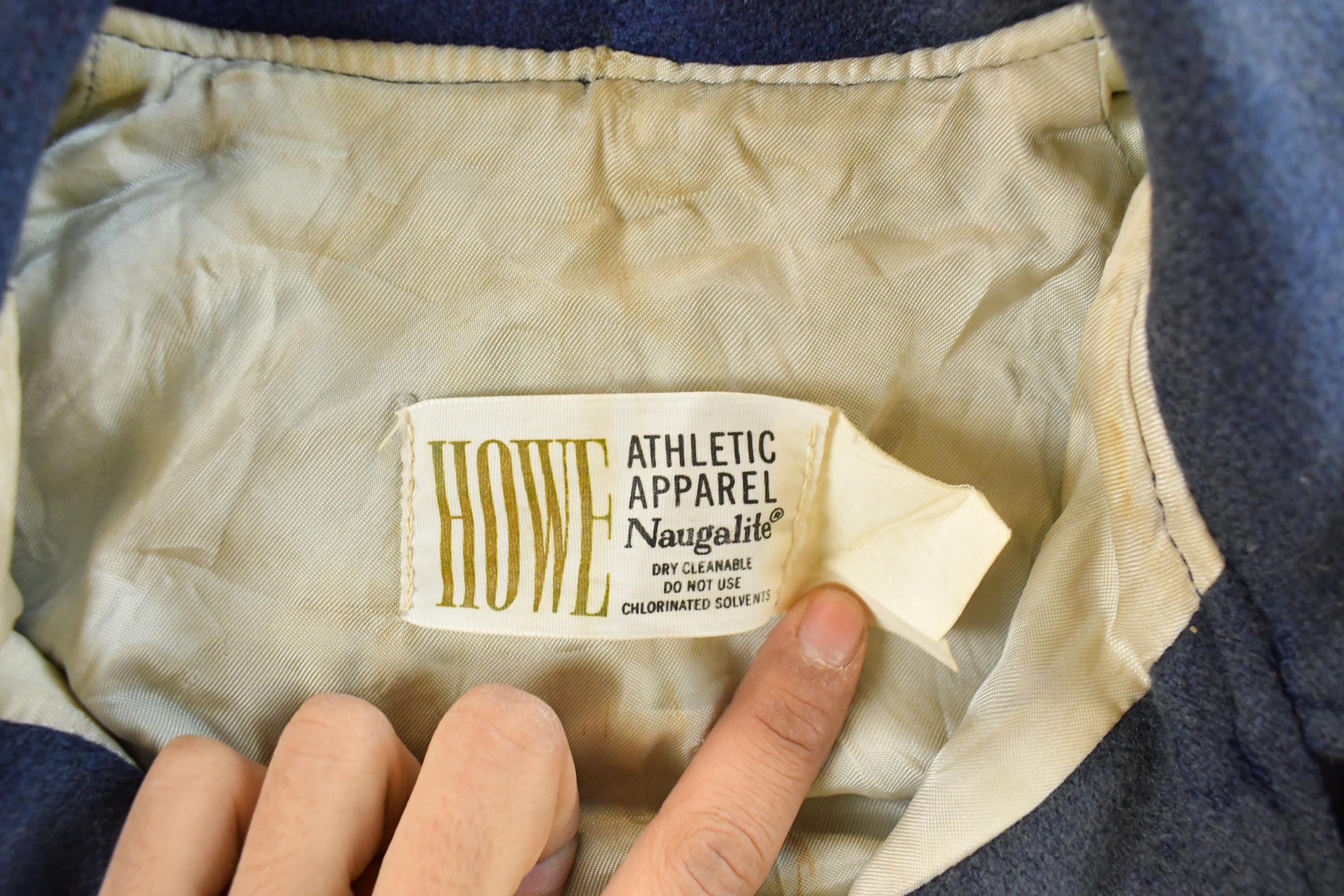 Vintage 1970s Lions Tail Collegiate Wool Leather Varsity Jacket Men's XS