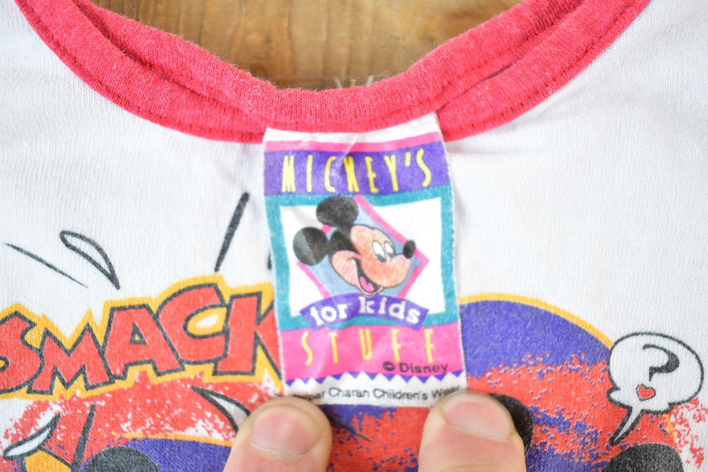 Vintage 1980s Disney Mickey's Stuff for Kids Mickey Mouse T-Shirt 6 Months