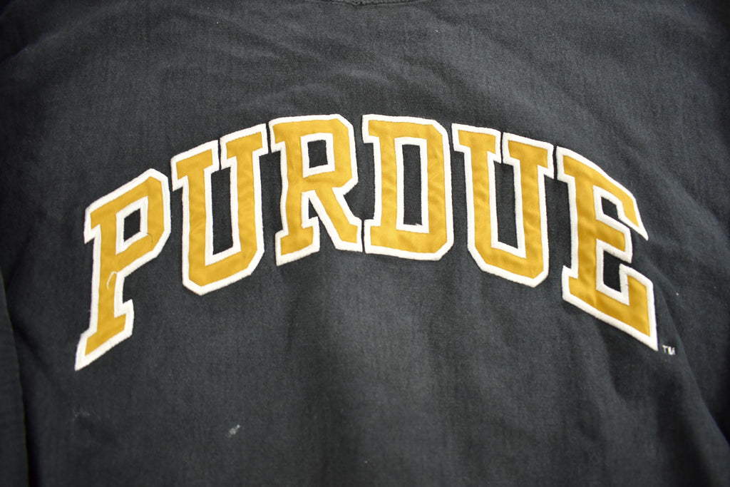 Vintage 1990s Purdue Steve And Barrys Embroidered Crewneck