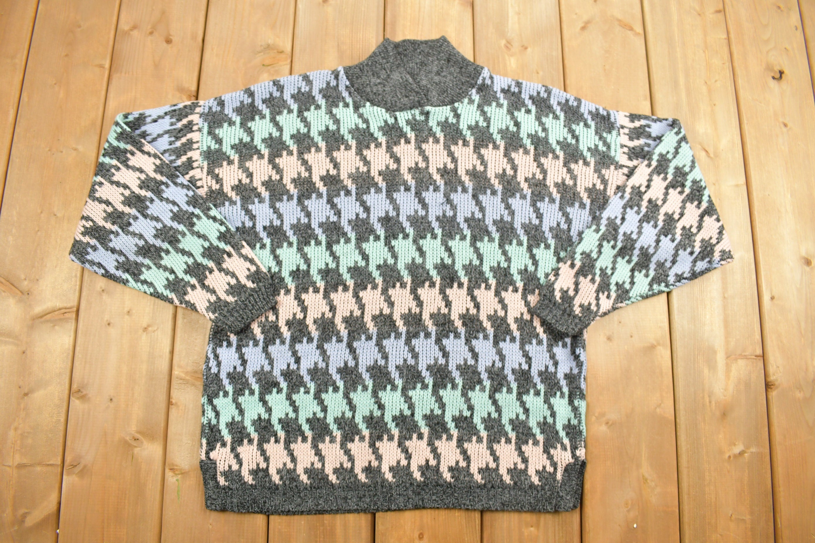 Vintage 1990s Garland Made In USA Knitted Sweater
