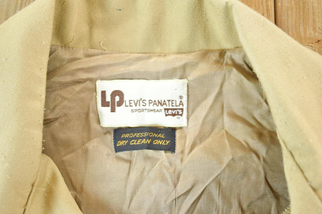 Vintage 1970s Levis Panatela Button Up Shirt Mens XL