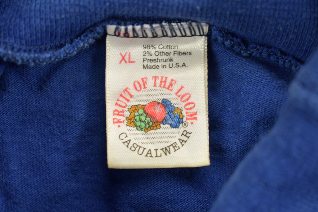 Vintage 1990s Blank Long Sleeve Mockneck T Shirt