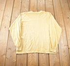 Vintage 1990s Iowa State Univsersity Collegiate Long T-Shirt Made In USA Size M