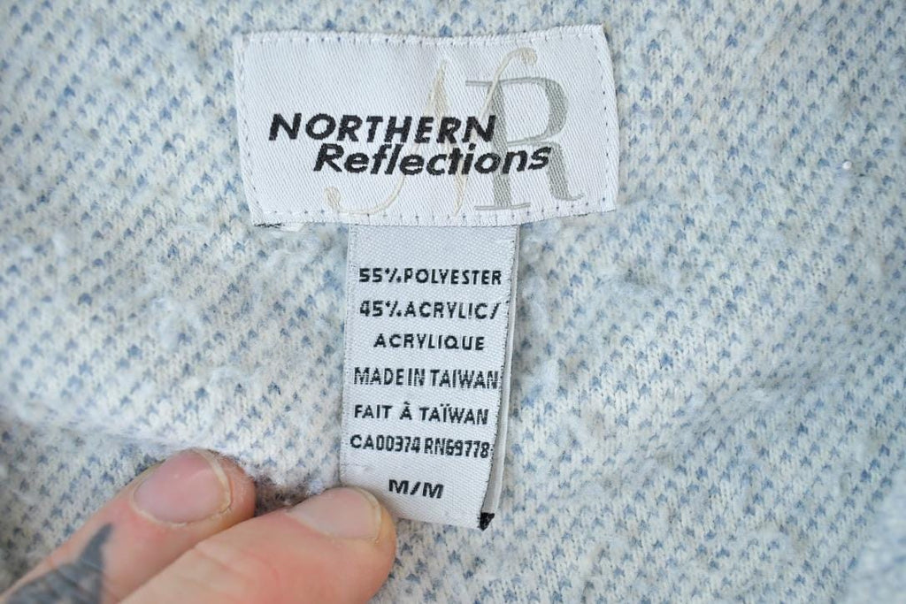 Vintage 1990s Northern Reflections AOP Fleece Sweater