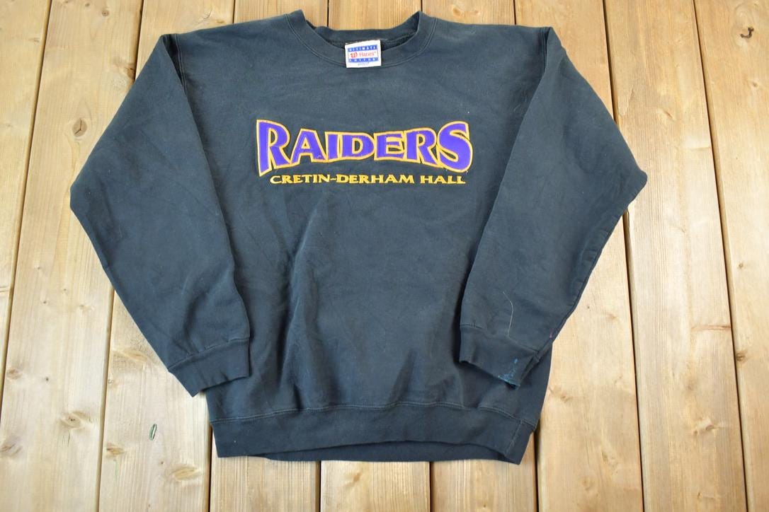 Vintage 1990s Cretin University Raiders Collegiate Crew Neck