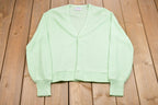 Vintage 1980s Puritan The Sporting Life Wool Cardigan Sweater