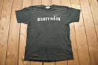 Vintage 1990s Marcolin Eyes Glasses Graphic T Shirt