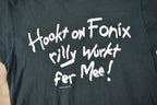 Vintage 1990s Hookt On Fonix Single Stitch Parody Graphic T Shirt Size M