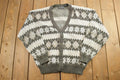 Vintage 1990s David Taylor Knit Cardigan Button Up Sweater