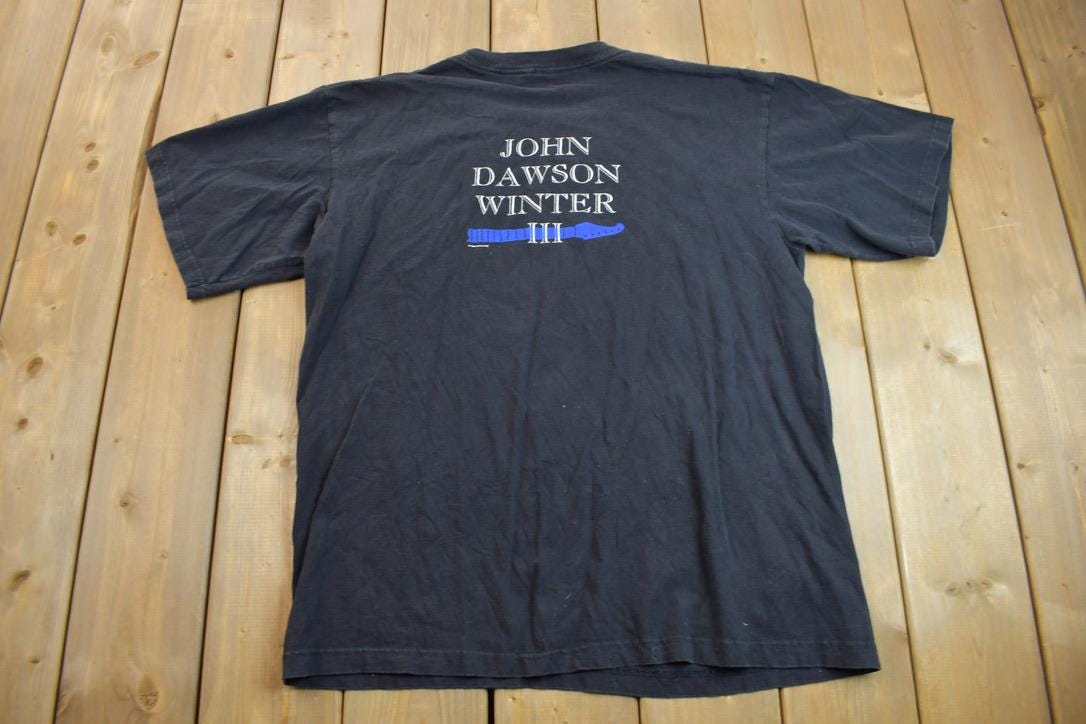 Vintage 1995 John Dawson Winter Graphic T-Shirt