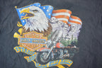 Vintage 1999 Harley Davidson Motorcycles Sturgis Black Hills Rally T-Shirt Men's XL