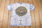 Vintage 1990 Blues Traveler Dropping Some NYC Single Stitch Tie Dye Brockum T Shirt Made in USA