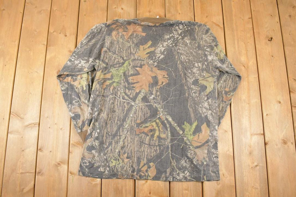Vintage 1990s Realtree Camo AOP Graphic Print Crewneck Shirt Mens L
