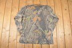 Vintage 1990s Realtree Camo AOP Graphic Print Crewneck Shirt Mens L