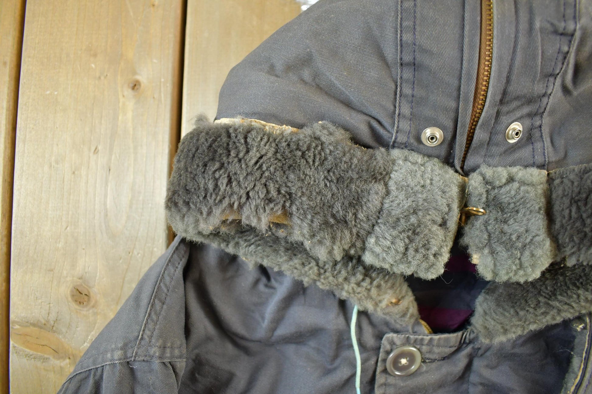 Vintage 1940s Lake O Woods Military Outdoors Jacket Men's XL