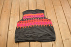 Vintage 1990s Marisa Christina Knitted Cardigan Sweater Vest