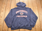 Vintage 1990s University Of Amsterdam Collegiate Hoodie