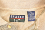 Vintage 1990s Trader Bay Quarter Button Shirt Men's L