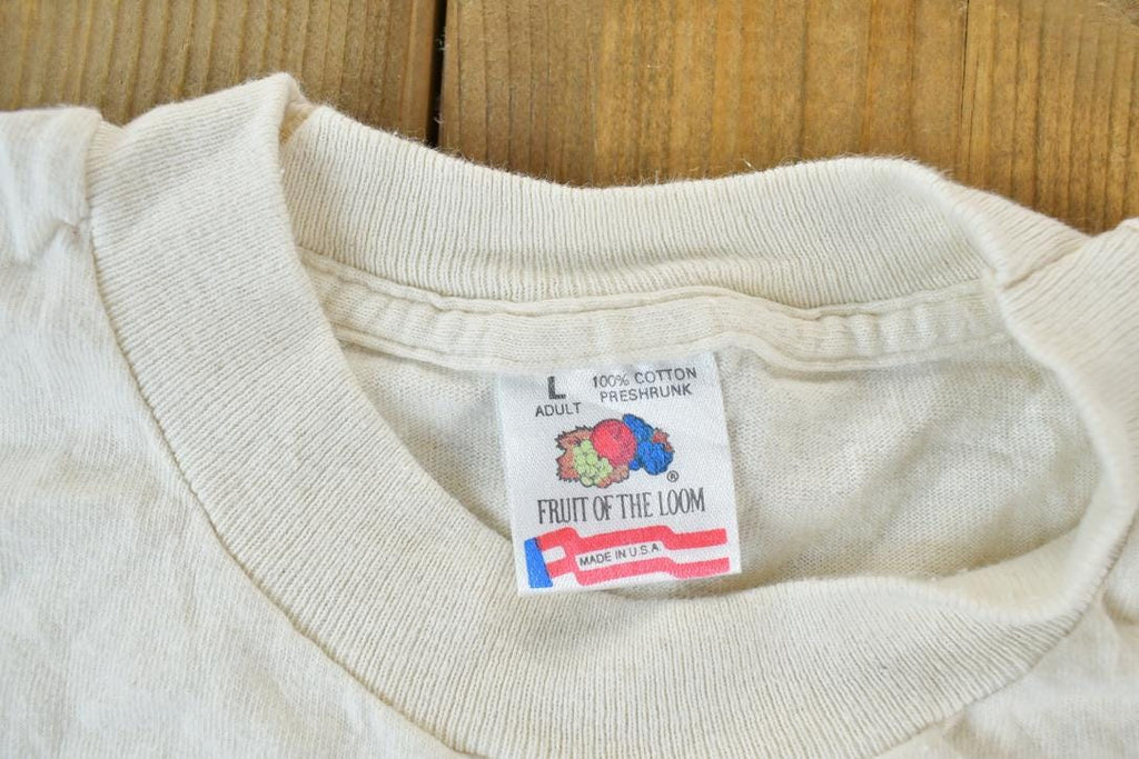 Vintage 1990s FOTL Single Stitch Blank White T-Shirt