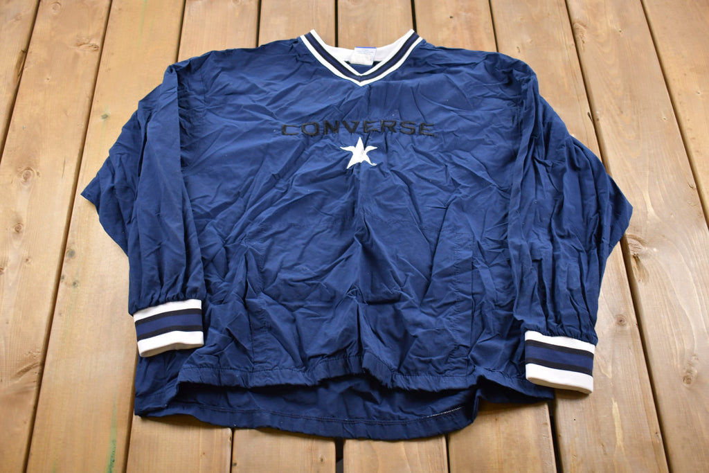 Vintage 1990s Converse Embroidered Windbreaker Jacket
