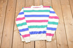 Vintage Knitted Striped Sweater