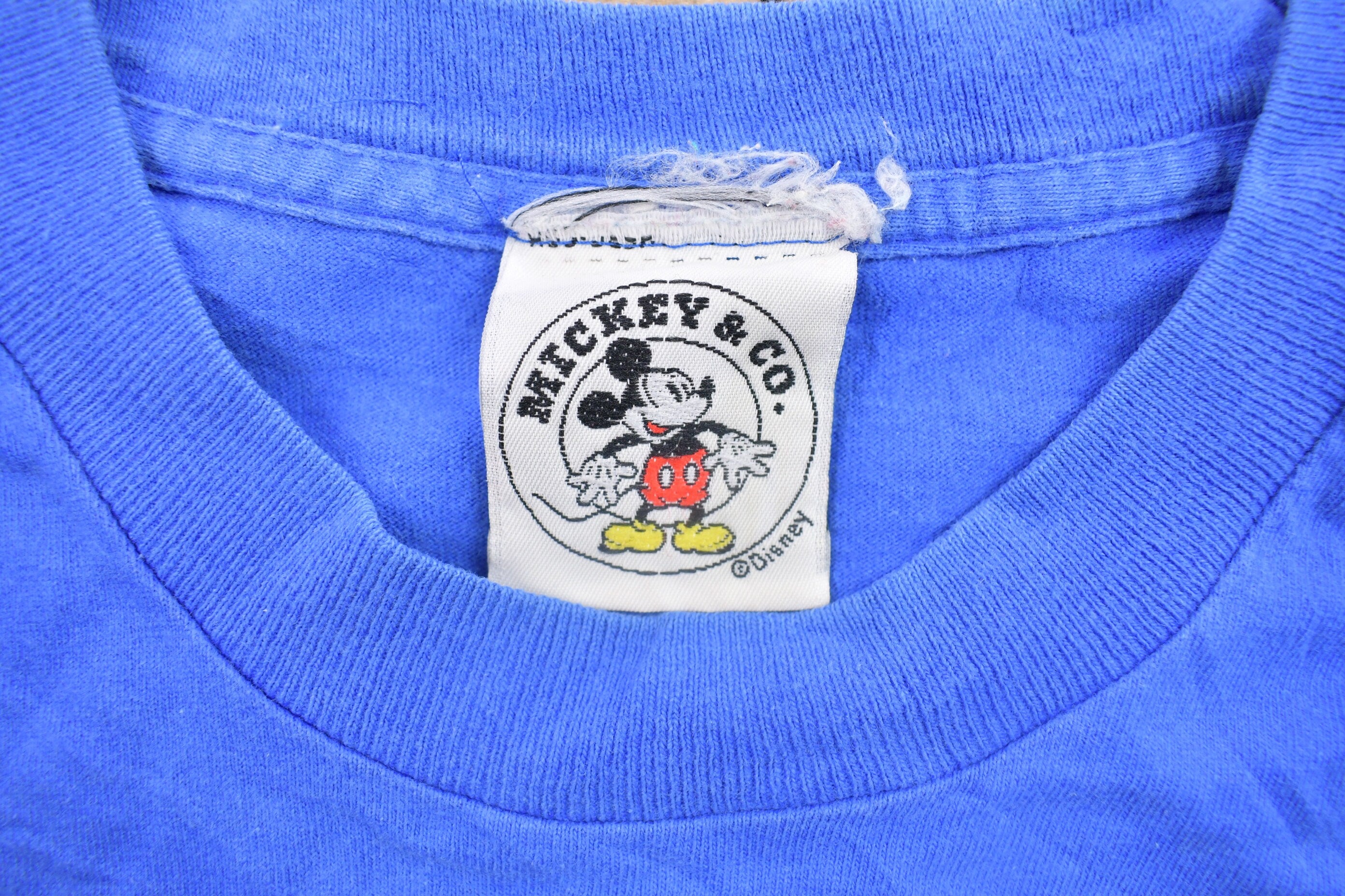 Vintage 1990s Disney Mickey Mouse Graphic T Shirt  Vintage T Shirt  Streetwear  Graphic Tee  Single Stitch  Cartoon Vintage