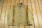Vintage 1940s Navy N-1 Deck Jacket Men's M-L