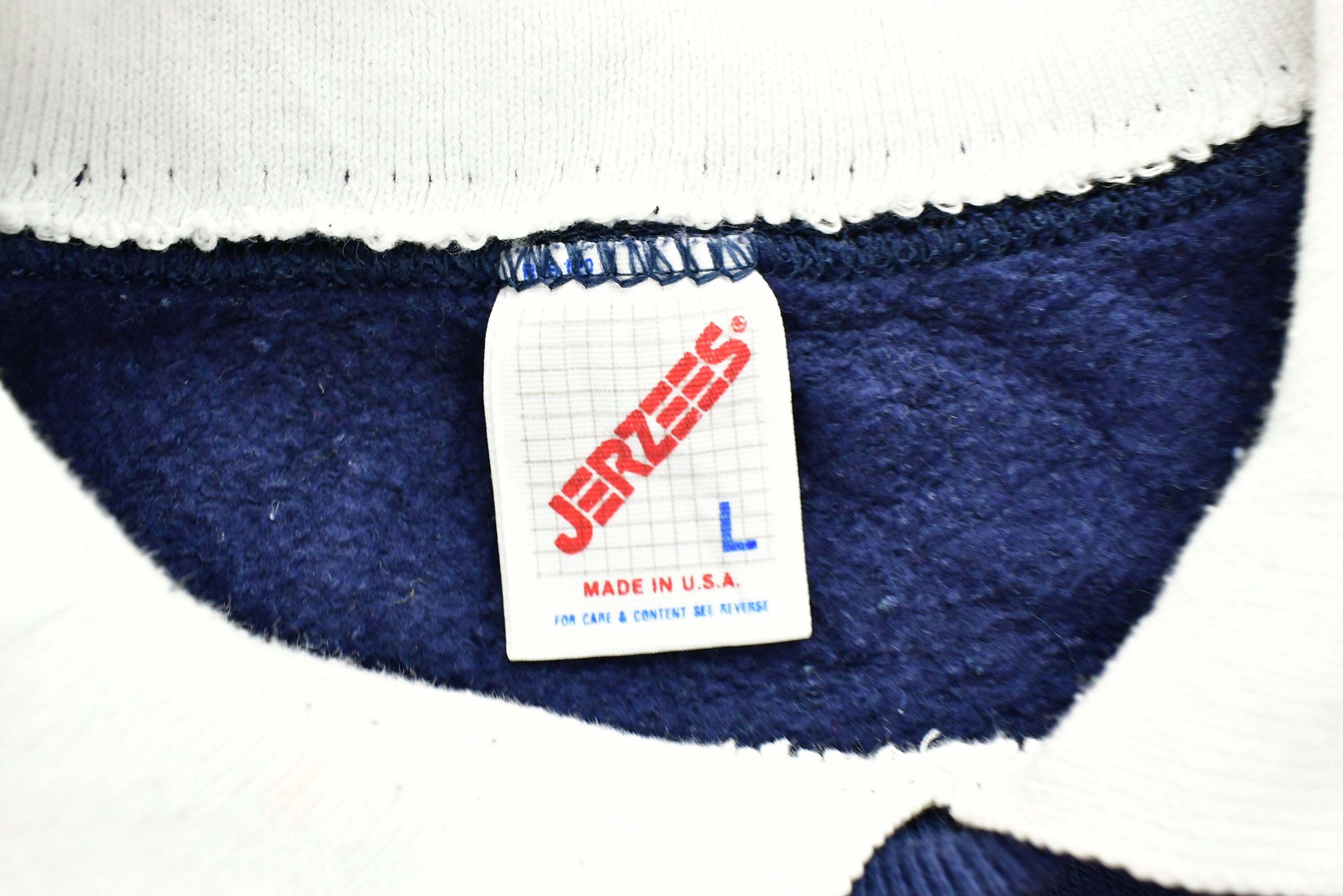 Vintage 90's USA Graphic Collared Crewneck Sweatshirt