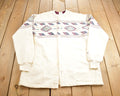 Vintage 1990s Oregon Abstract Design Button Up Cardigan Made In USA