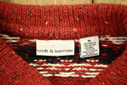 Vintage 1980s Croft & Barrow Full Zip Wool Sweater