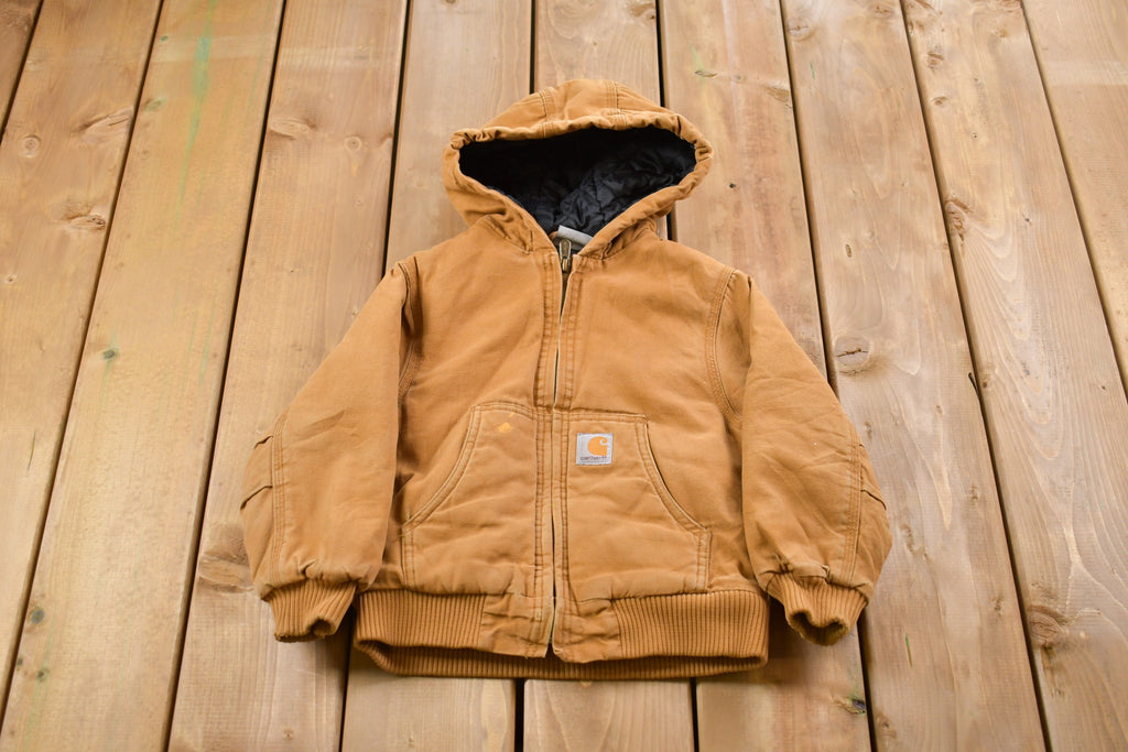 Vintage 1990s Kids Carhartt Hooded Jacket