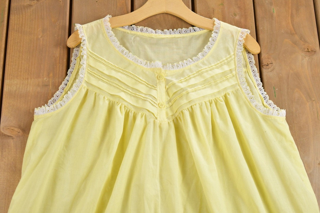 Vintage 1960s Night Gown Dress