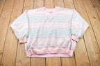 Vintage 1990s Shipping Out V-Neck Crewneck Sweatshirt